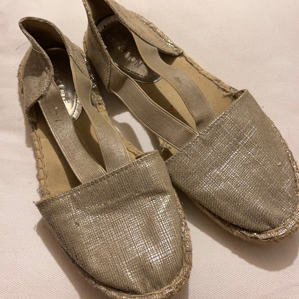 Kenneth Cole Reaction metallic shoes